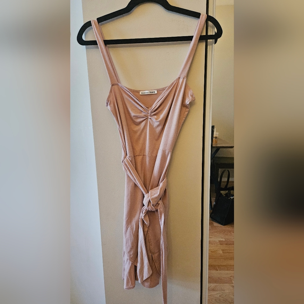 Reformation Jeans Wrap Dress Medium